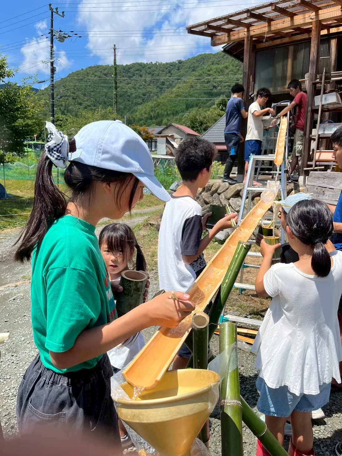 流しそうめんの設計